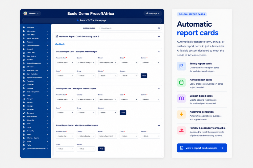Report Card